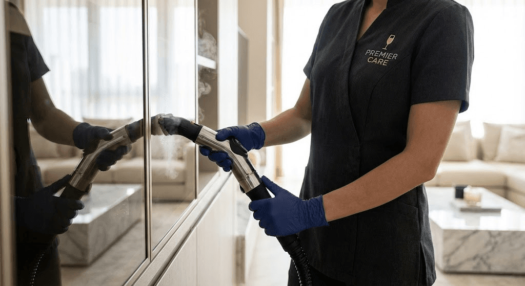 Glorent profesyonel temizlik süreci